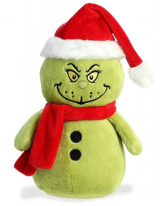 Dr Seuss - 8" Grinch Snowman Green $24.84 Plush Figure Toys