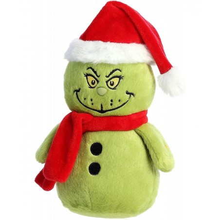 Dr Seuss - 8" Grinch Snowman Green $24.84 Plush Figure Toys