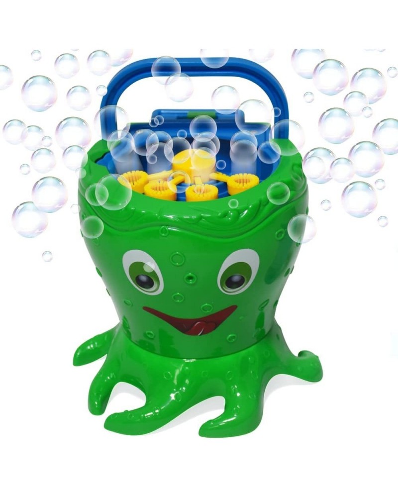 Octopus Bubble Machine for Kids Includes 1 Bubbles Blowing Toy with Carry Handle and 1 Bottle of Solution Fun Summer Outdoor ...