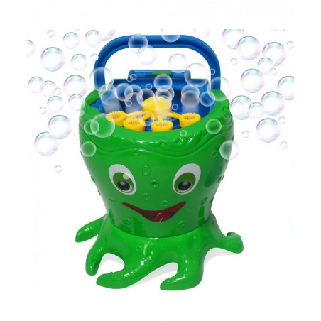 Octopus Bubble Machine for Kids Includes 1 Bubbles Blowing Toy with Carry Handle and 1 Bottle of Solution Fun Summer Outdoor ...