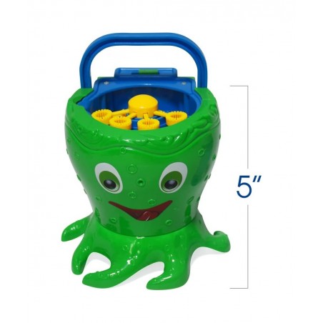 Octopus Bubble Machine for Kids Includes 1 Bubbles Blowing Toy with Carry Handle and 1 Bottle of Solution Fun Summer Outdoor ...
