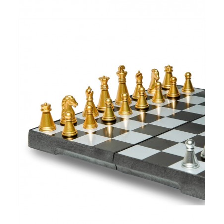 Travel Magnetic Chess Mini Set (6.3 inches)-Compact Foldable Educational Board Game $23.93 Travel Games