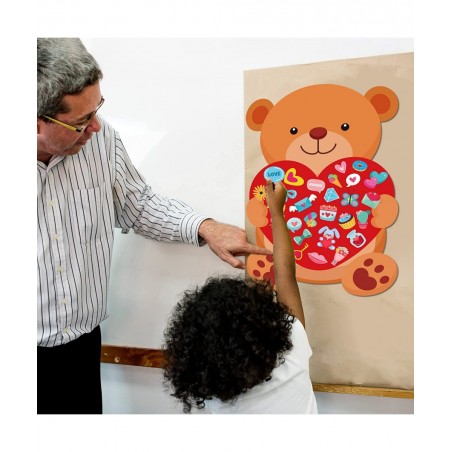 Valentine's Day Craft Kits 1.8FT DIY Love Bear Owl Dinosaur Monster Craft Kit for Kids Valentine Crafts Wall Hanging Decorati...