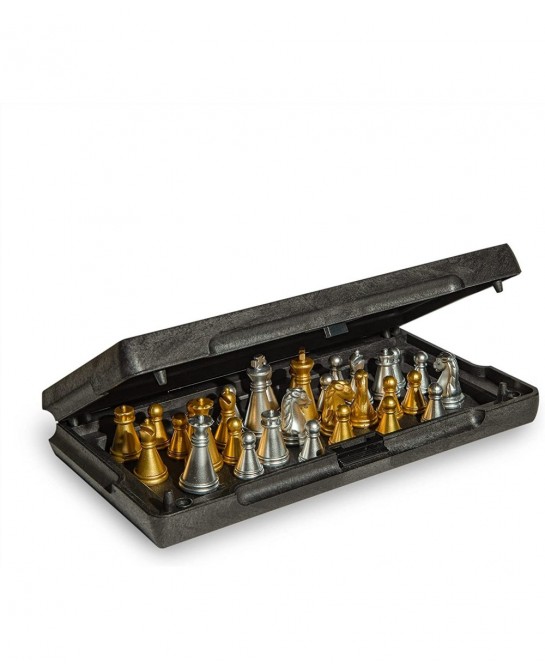 Travel Magnetic Chess Mini Set (6.3 inches)-Compact Foldable Educational Board Game $23.93 Travel Games