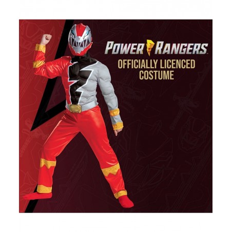 Kids Power Rangers Dino Fury Red Ranger Costume $42.76 Kids' Costumes