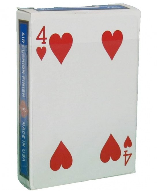 One Way Forcing Deck for Magic Tricks Blue 4 of Hearts $19.05 Magic Kits & Accessories