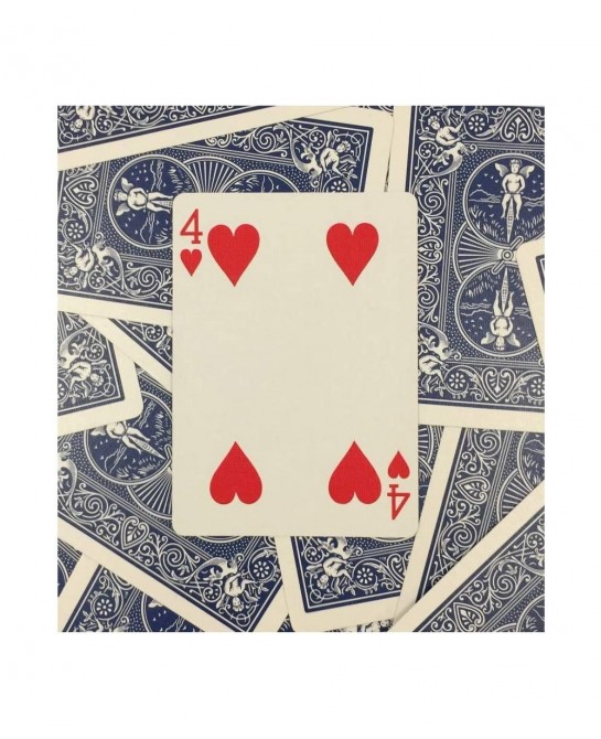 One Way Forcing Deck for Magic Tricks Blue 4 of Hearts $19.05 Magic Kits & Accessories