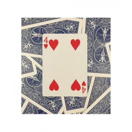 One Way Forcing Deck for Magic Tricks Blue 4 of Hearts $19.05 Magic Kits & Accessories