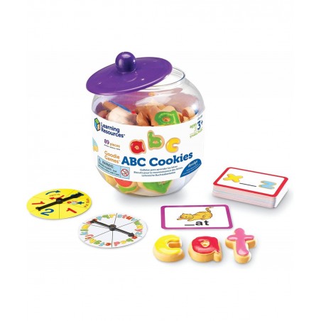 Goodie Games ABC Cookies - 4 Games in 1 Ages 3+ Toddler Learning Toys ABC Games for Toddlers Preschool Games Alphabet Learnin...