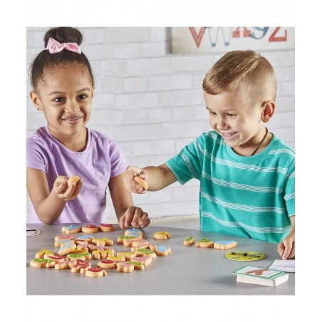 Goodie Games ABC Cookies - 4 Games in 1 Ages 3+ Toddler Learning Toys ABC Games for Toddlers Preschool Games Alphabet Learnin...