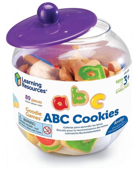 Goodie Games ABC Cookies - 4 Games in 1 Ages 3+ Toddler Learning Toys ABC Games for Toddlers Preschool Games Alphabet Learnin...