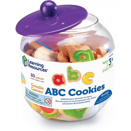 Goodie Games ABC Cookies - 4 Games in 1 Ages 3+ Toddler Learning Toys ABC Games for Toddlers Preschool Games Alphabet Learnin...