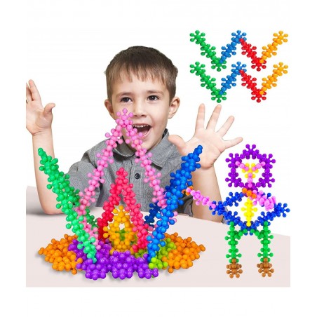 400 Pieces Building Blocks Kids STEM Toys Connect Block Kids Educational Building InterlockingToys Plastic for Preschool Kids...