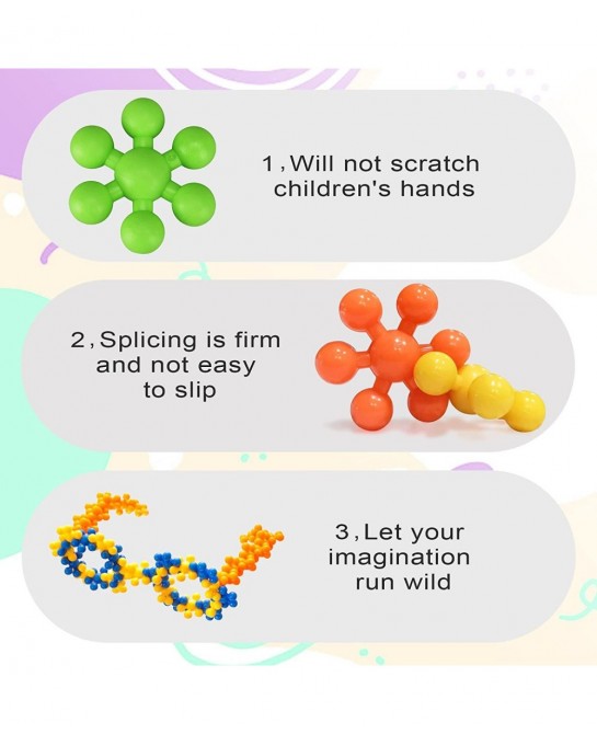 400 Pieces Building Blocks Kids STEM Toys Connect Block Kids Educational Building InterlockingToys Plastic for Preschool Kids...