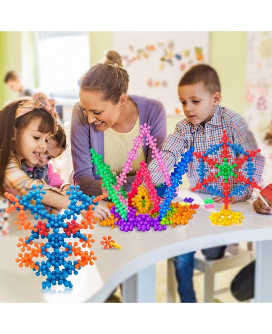 400 Pieces Building Blocks Kids STEM Toys Connect Block Kids Educational Building InterlockingToys Plastic for Preschool Kids...