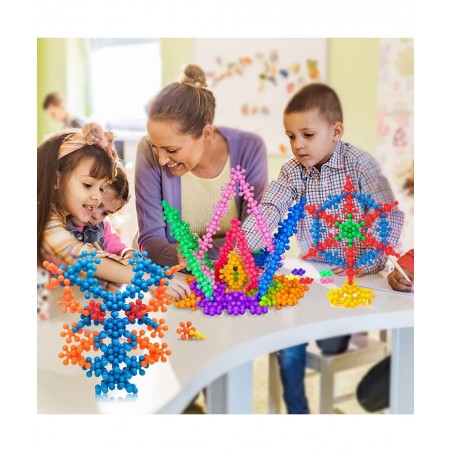 400 Pieces Building Blocks Kids STEM Toys Connect Block Kids Educational Building InterlockingToys Plastic for Preschool Kids...
