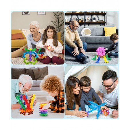 400 Pieces Building Blocks Kids STEM Toys Connect Block Kids Educational Building InterlockingToys Plastic for Preschool Kids...