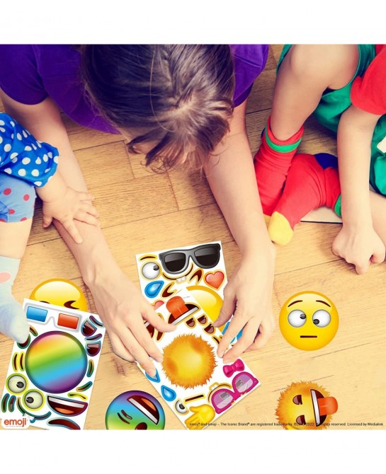 24Pack Make A Face Sticker Emoji Stickers for Kids Your Own Face Craft Emotion Reward DIY Birthday Party Supply $16.80 Kids' ...