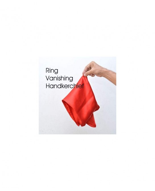 Ring Vanishing Handkerchief Gimmick Undetectable Magic Trick Magician’s Borrowed Ring Vanishing Hanky Realistic & Convincing ...