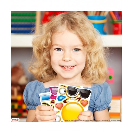24Pack Make A Face Sticker Emoji Stickers for Kids Your Own Face Craft Emotion Reward DIY Birthday Party Supply $16.80 Kids' ...