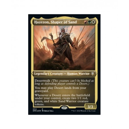 Magic: the Gathering - Hazezon Shaper of Sand (054) - Etched - Foil - Dominaria United Commander $12.20 Trading Cards & Acces...