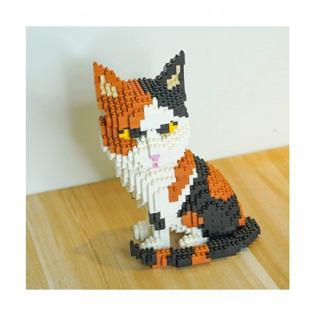 3D Mini Building Blocks Animal Set DIY Calico Cat Micro Building Toy Bricks Prizes Birthday Gifts for 14+ Ages Kids $50.16 To...