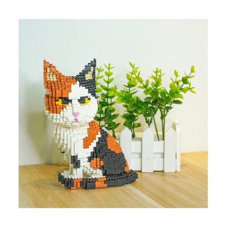 3D Mini Building Blocks Animal Set DIY Calico Cat Micro Building Toy Bricks Prizes Birthday Gifts for 14+ Ages Kids $50.16 To...