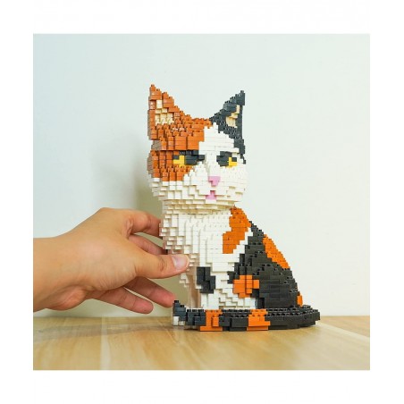 3D Mini Building Blocks Animal Set DIY Calico Cat Micro Building Toy Bricks Prizes Birthday Gifts for 14+ Ages Kids $50.16 To...