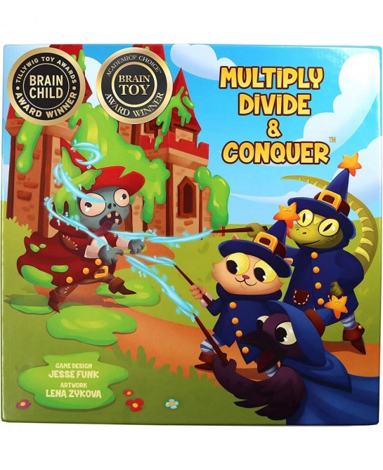 Multiply Divide & Conquer: A Cooperative Multiplication and Division Math Game for Kids $42.37 Board Games