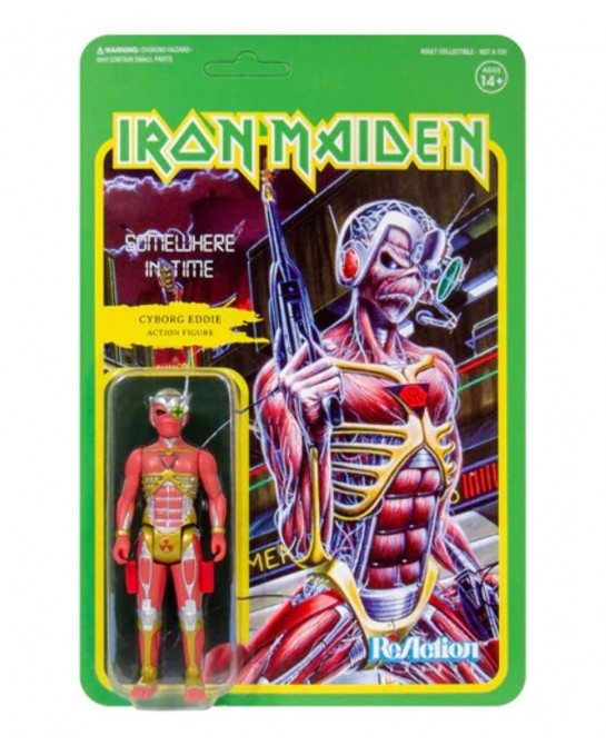 Iron Maiden: Somewhere in Time Cyborg Eddie Reaction Figure Multicolor $34.08 Action Figures