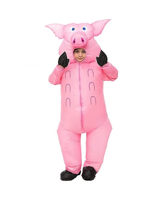 Child's Costume Inflatable Pig Costume Boys Girls Full Body Halloween Costume for Kids Small $63.05 Kids' Costumes