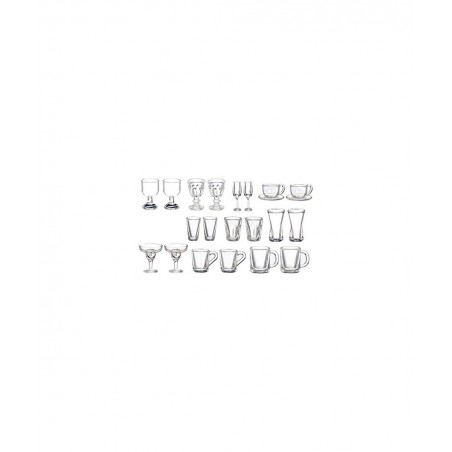 1:12 Scale 22 Piece Glassware Set by Miniatures World $31.25 Dollhouse Accessories