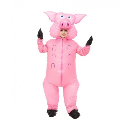 Child's Costume Inflatable Pig Costume Boys Girls Full Body Halloween Costume for Kids Small $63.05 Kids' Costumes