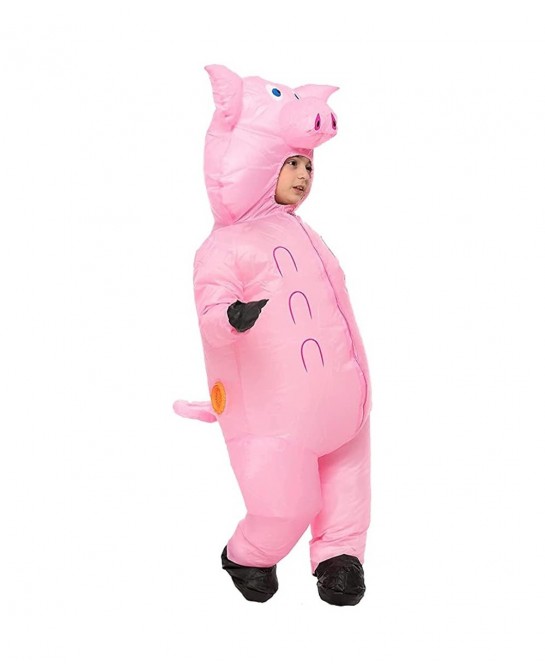 Child's Costume Inflatable Pig Costume Boys Girls Full Body Halloween Costume for Kids Small $63.05 Kids' Costumes