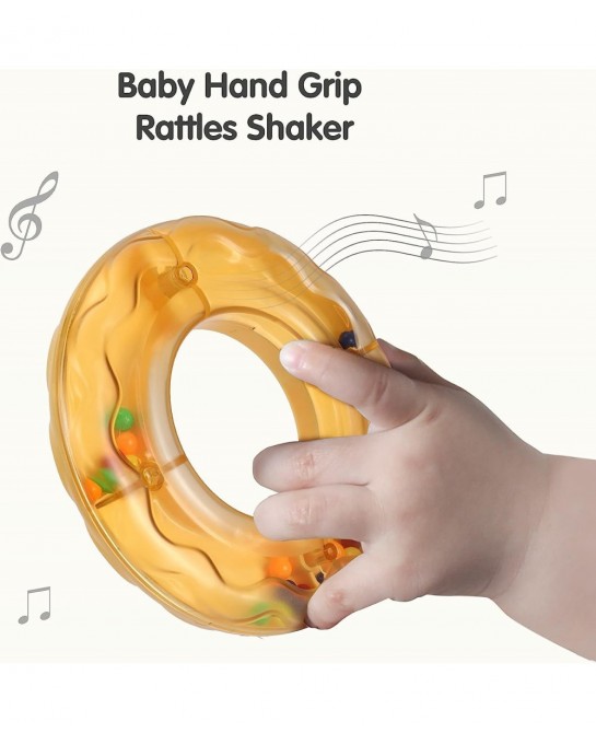 Stacks of Circles STEM Learning Toy with Sounds Lights Electronic Musical Stacking Ring Montessori Toy Gift for 3 6 9 12 18 M...
