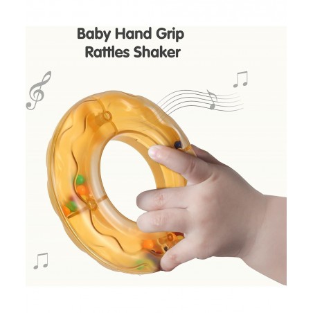 Stacks of Circles STEM Learning Toy with Sounds Lights Electronic Musical Stacking Ring Montessori Toy Gift for 3 6 9 12 18 M...