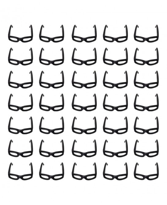 60pcs Doll Glasses Miniature Doll Eyeglasses Mini Doll Costume Accessories for Dollhouse Crafts $15.89 Dollhouse Accessories