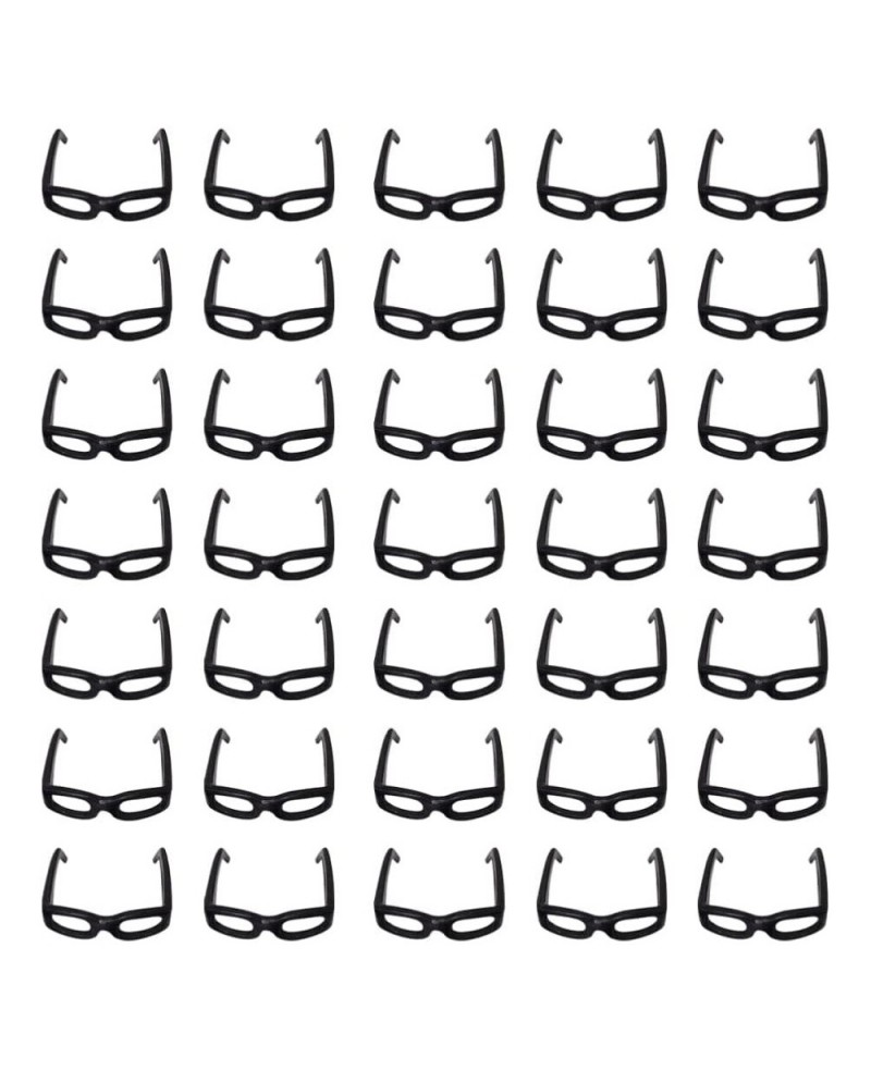 60pcs Doll Glasses Miniature Doll Eyeglasses Mini Doll Costume Accessories for Dollhouse Crafts $15.89 Dollhouse Accessories