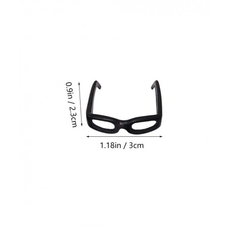 60pcs Doll Glasses Miniature Doll Eyeglasses Mini Doll Costume Accessories for Dollhouse Crafts $15.89 Dollhouse Accessories