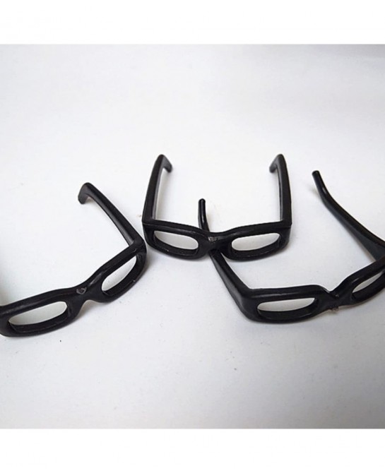 60pcs Doll Glasses Miniature Doll Eyeglasses Mini Doll Costume Accessories for Dollhouse Crafts $15.89 Dollhouse Accessories
