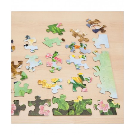 500 Piece Glow in The Dark Puzzle Jigsaw Puzzle for Adults - Family Traditions - 500 pc Jigsaws by Artist Geno Peoples $28.84...