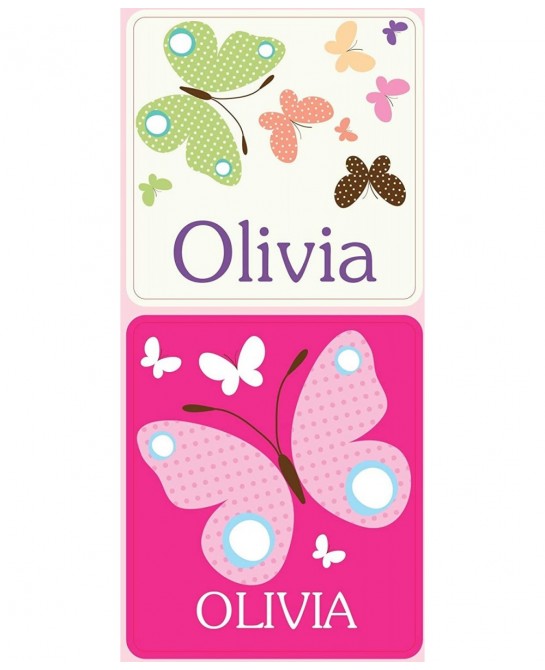 Personalized Stickers for Kids Butterflies - I See Me! $14.00 Kids' Stickers