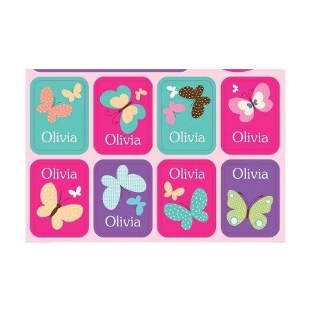 Personalized Stickers for Kids Butterflies - I See Me! $14.00 Kids' Stickers
