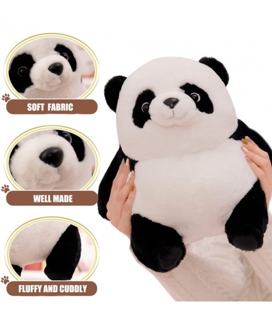 Super Cute Panda Plush White Bear Toy Soft Polar Bear Stuffed Animals Teddy Bear Plushie Fat Brown Bear Dolls Gifts Easter Xm...