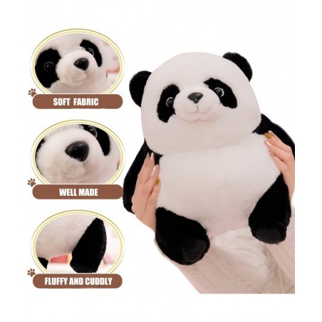 Super Cute Panda Plush White Bear Toy Soft Polar Bear Stuffed Animals Teddy Bear Plushie Fat Brown Bear Dolls Gifts Easter Xm...