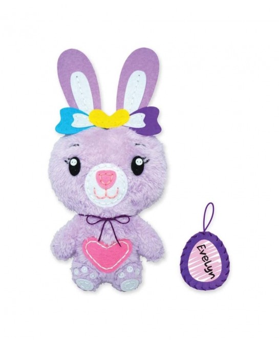 C.S. Kids Magic World DIY Personalised Sewing Kit - My Sewing Pals (Puppy/Bunny/Kitten)|Arts & Crafts Gifts | Educational Sew...