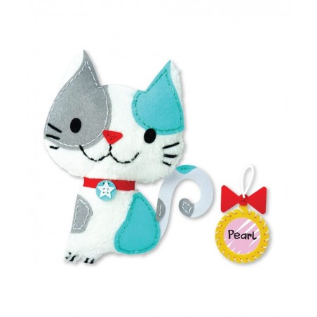 C.S. Kids Magic World DIY Personalised Sewing Kit - My Sewing Pals (Puppy/Bunny/Kitten)|Arts & Crafts Gifts | Educational Sew...
