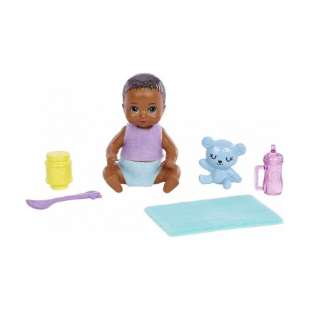 Dolls and Accessories Skipper Doll (Two-Tone Hair) with Baby Figure and 5 Accessories Babysitters Inc. Playset $29.29 Doll Pl...