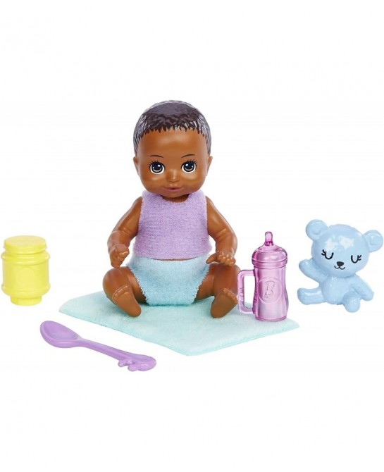 Dolls and Accessories Skipper Doll (Two-Tone Hair) with Baby Figure and 5 Accessories Babysitters Inc. Playset $29.29 Doll Pl...