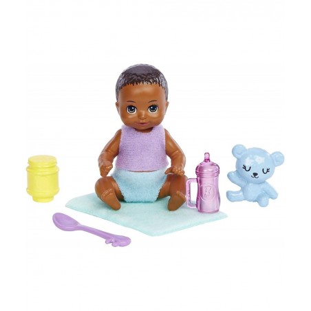Dolls and Accessories Skipper Doll (Two-Tone Hair) with Baby Figure and 5 Accessories Babysitters Inc. Playset $29.29 Doll Pl...